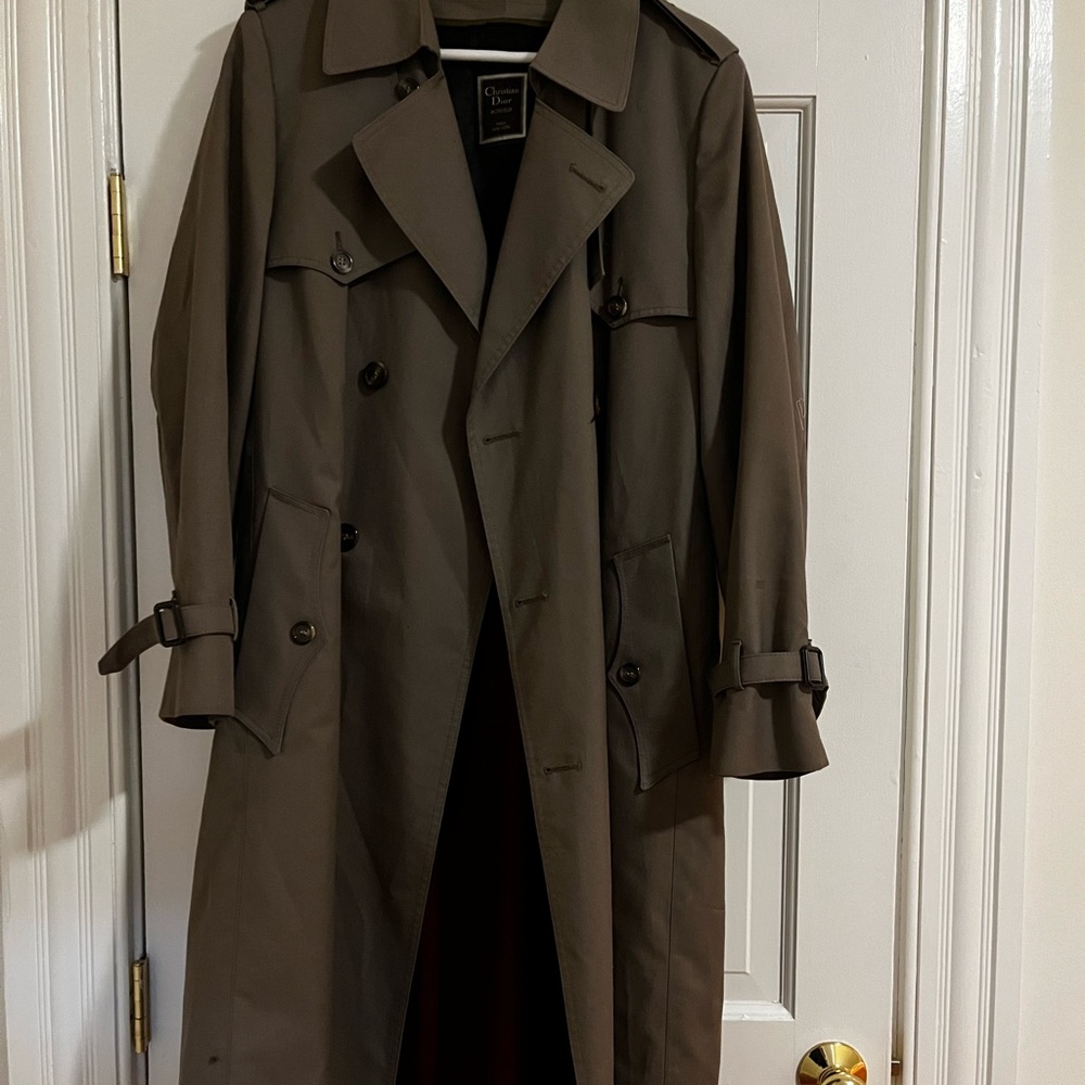 Men's Classic Trench Coat - Brown